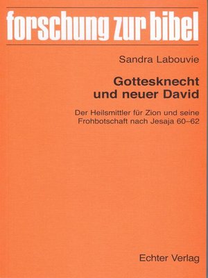 cover image of Gottesknecht und neuer David